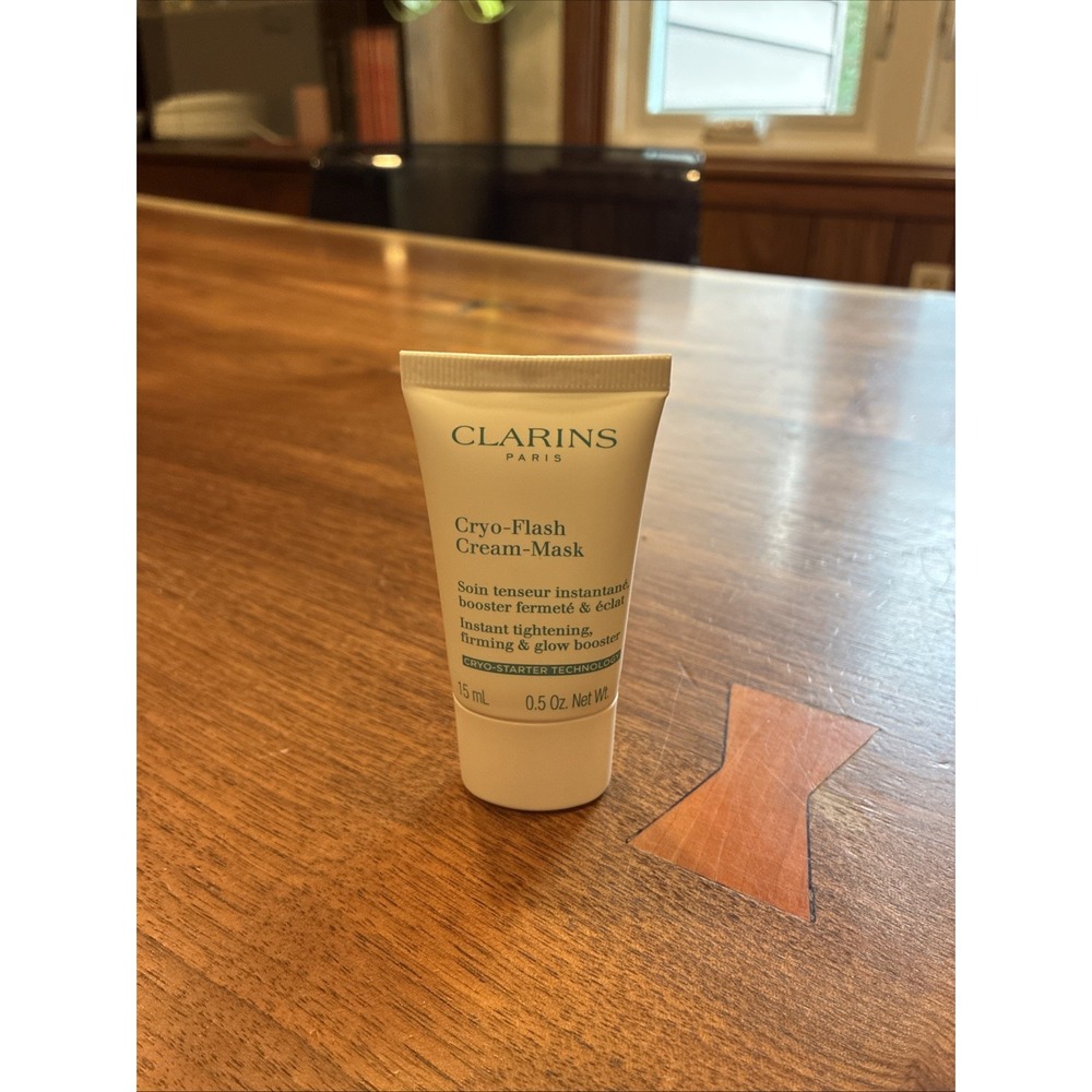 Clarins Cryo-Flash Mask & Facial Lift Travel Size 0.5 Oz 15 mL NEW